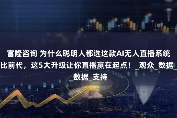 富隆咨询 为什么聪明人都选这款AI无人直播系统？对比前代，这5大升级让你直播赢在起点！_观众_数据_支持